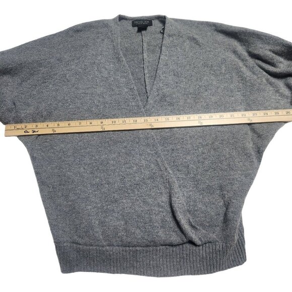 Rachel Zoe Cozycore Basic Everyday Soft Relax Wool Blend Wrap Sweater Size Small - Picture 4 of 13